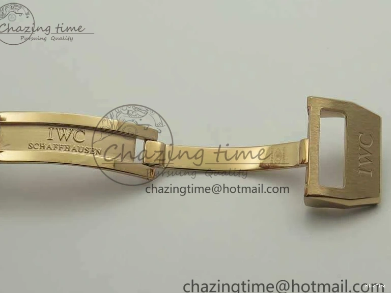 MIROTIME 0331 Big Pilot IW510301 Satin-Polished RG YLF Best Edition Black Dial On Leather Strap A Flexible 7222